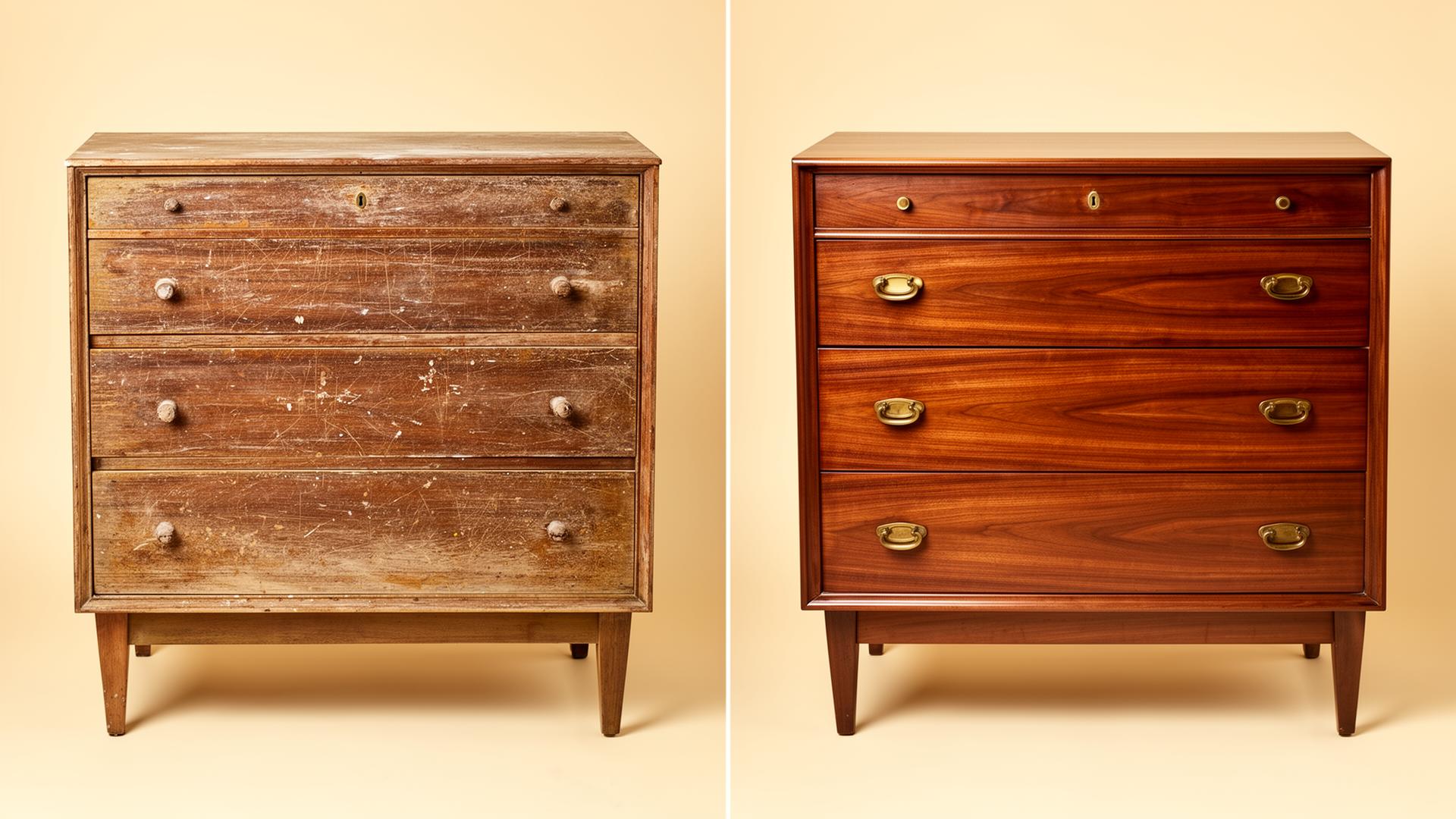 A piece before and after