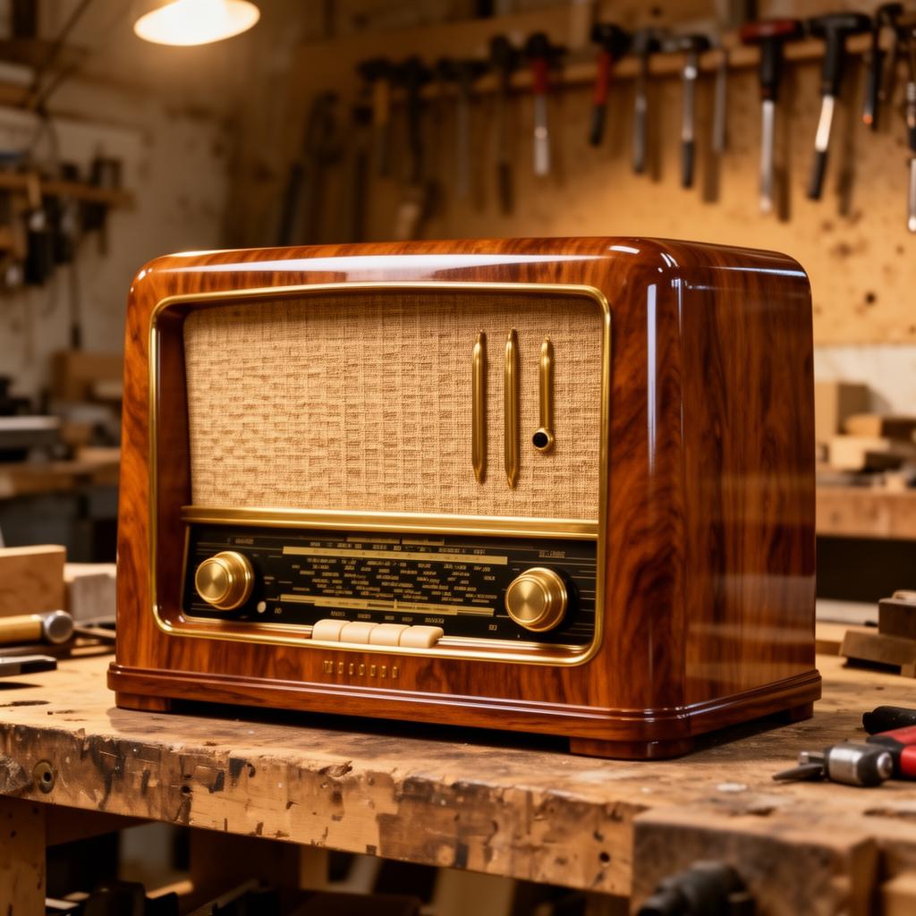 Retro Console Radio — restored