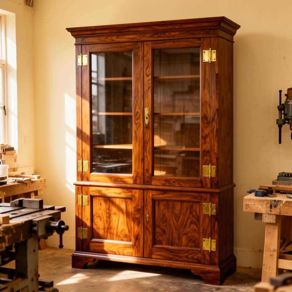 Heritage Glass-Door Cabinet — restored