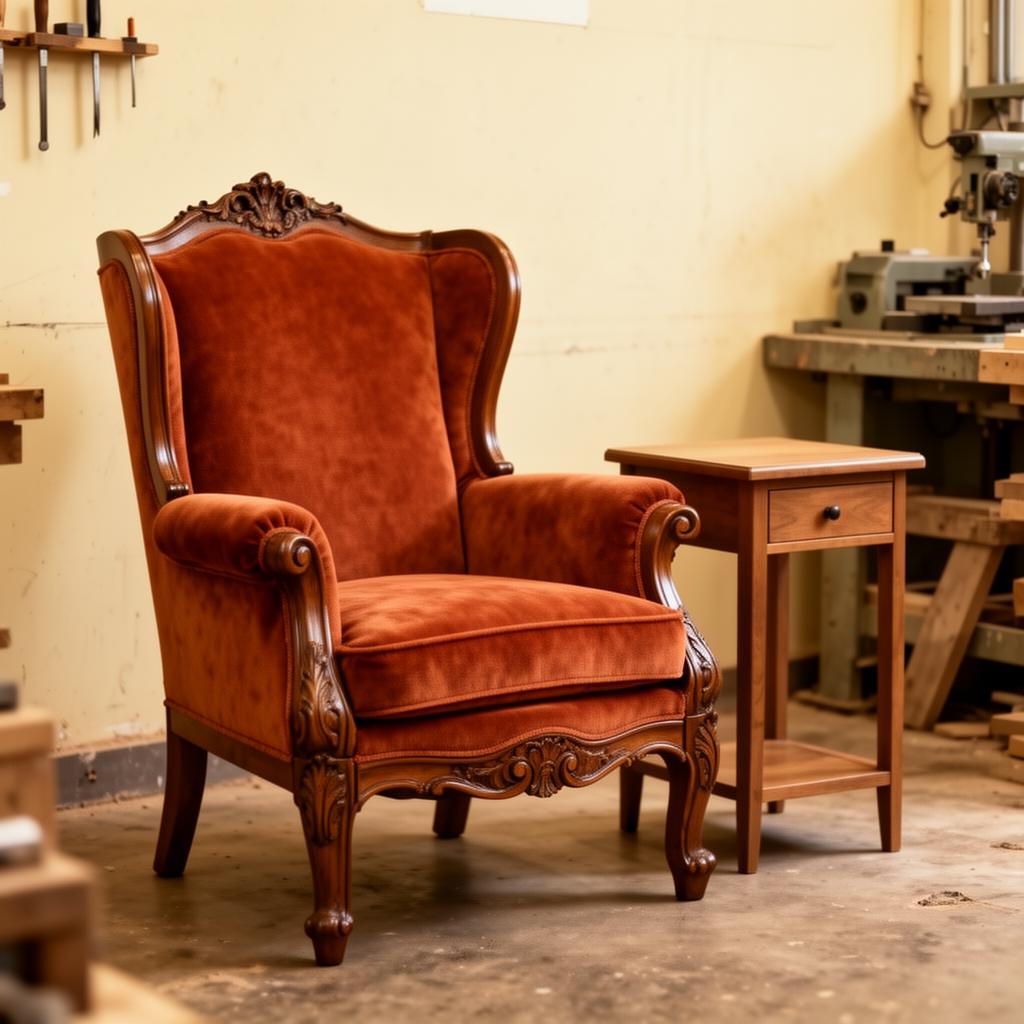 Wingback Reading Chair — restored